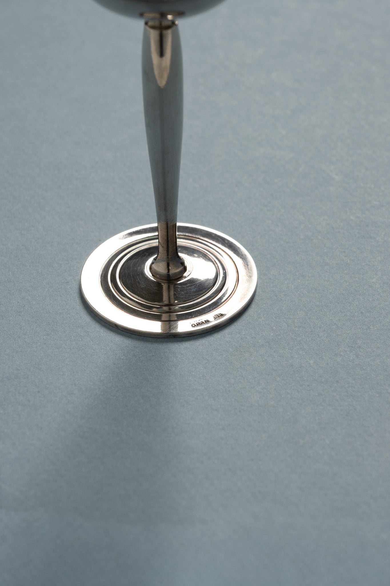 SET DE 6 COQUETIERS ART DÉCO EN MÉTAL ARGENTÉ, 1930s