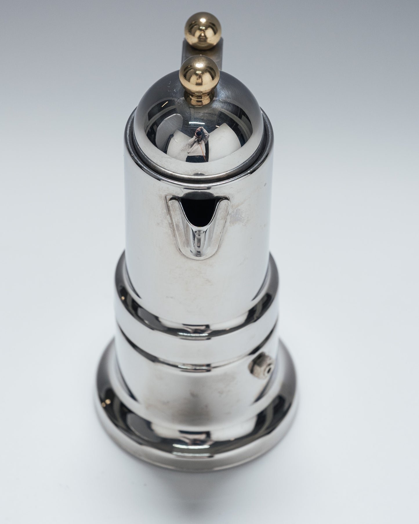 ITALIAN METAL COFFEE MAKER, 1980s