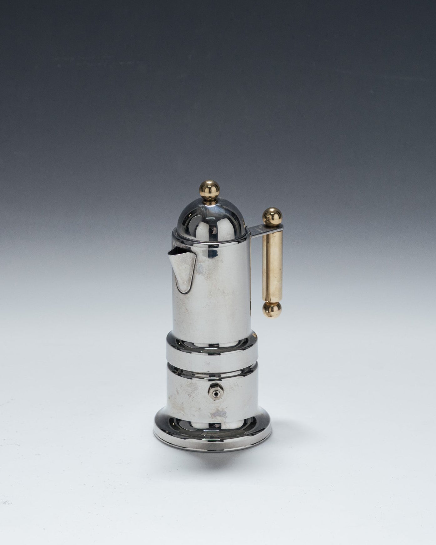 ITALIAN METAL COFFEE MAKER, 1980s