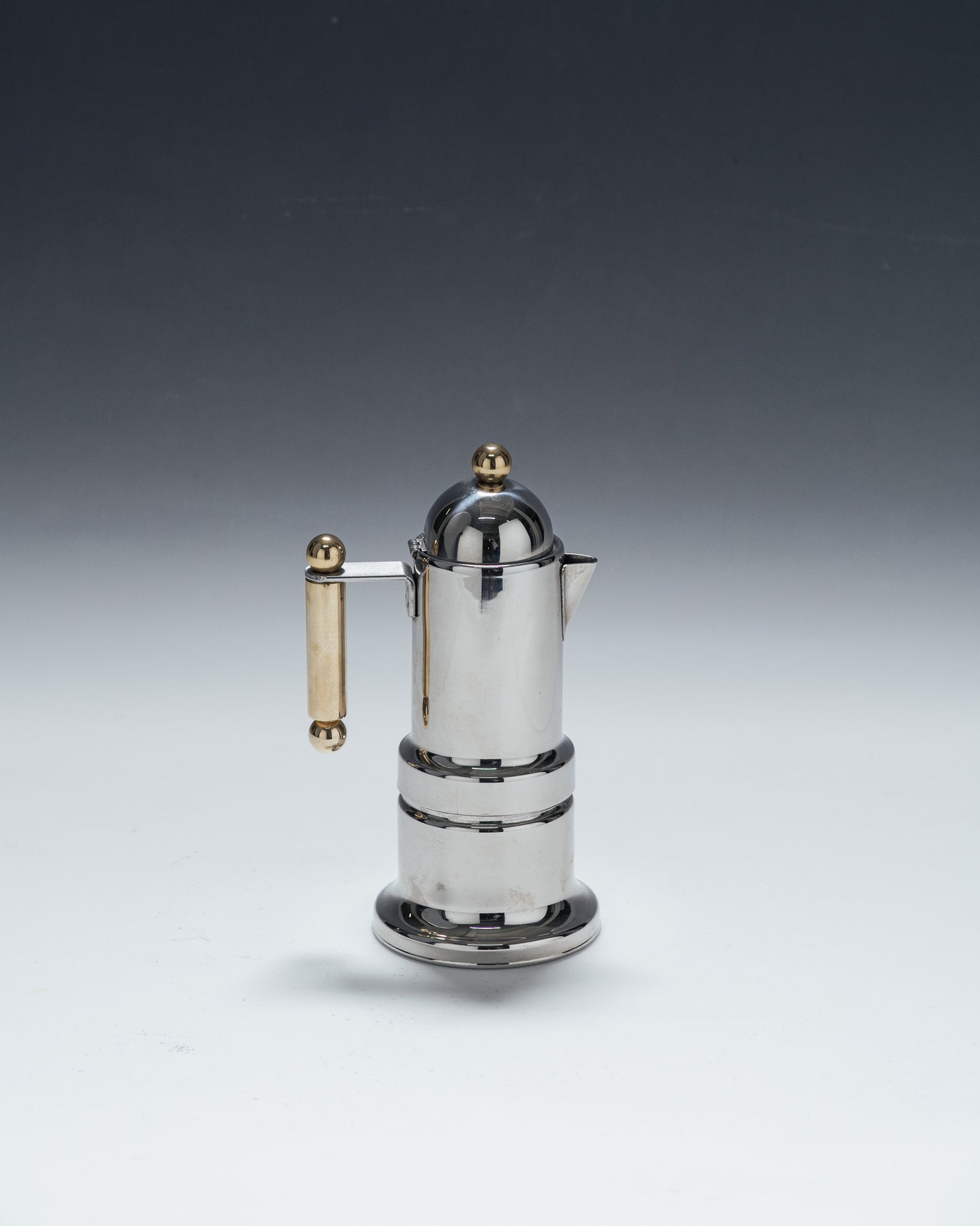 ITALIAN METAL COFFEE MAKER, 1980s