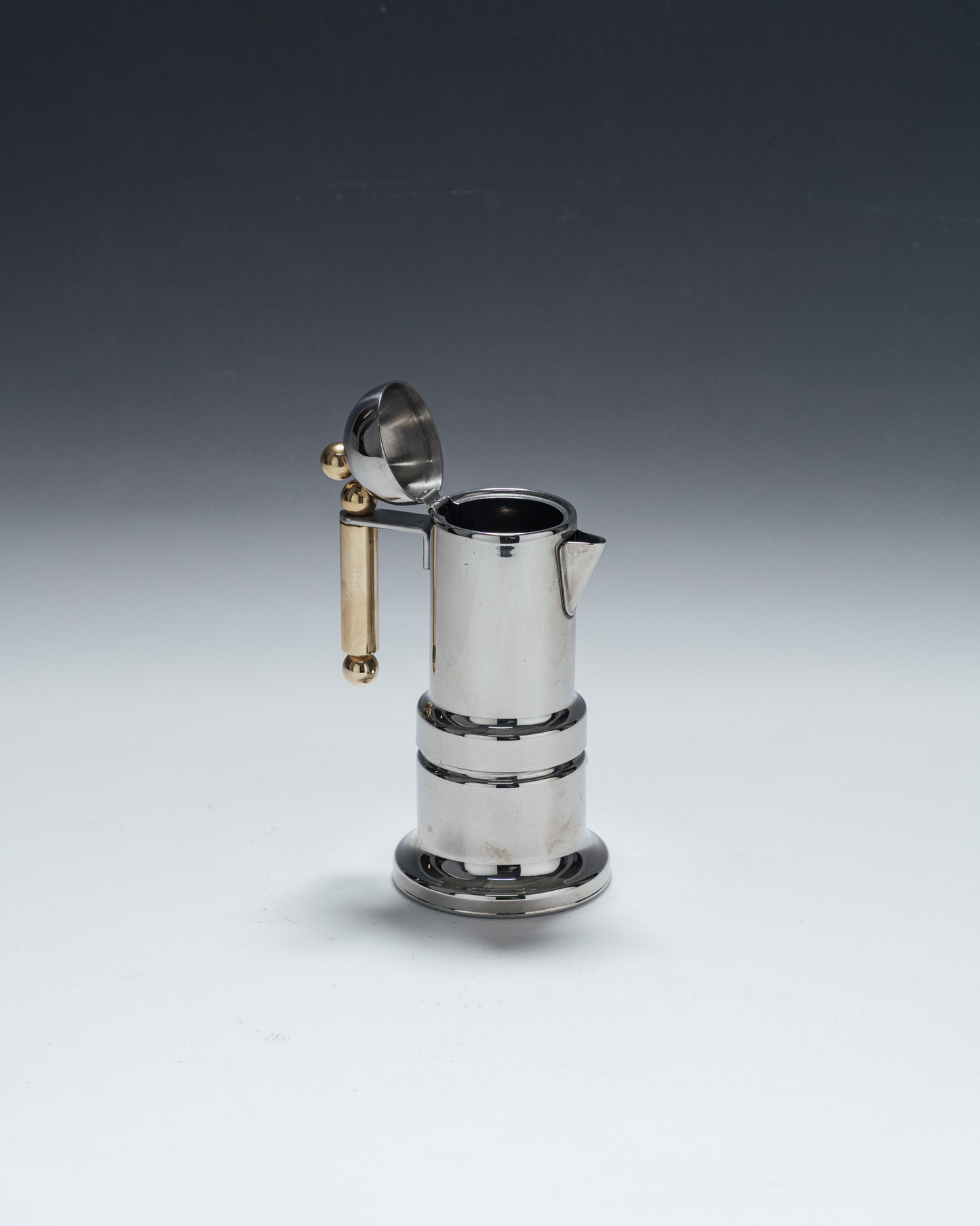 ITALIAN METAL COFFEE MAKER, 1980s