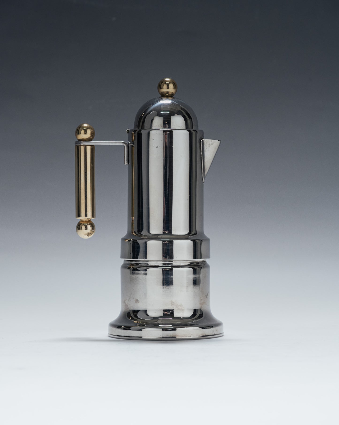 ITALIAN METAL COFFEE MAKER, 1980s