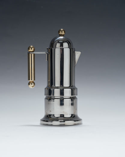 ITALIAN METAL COFFEE MAKER, 1980s