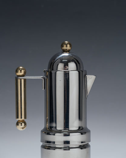 ITALIAN METAL COFFEE MAKER, 1980s