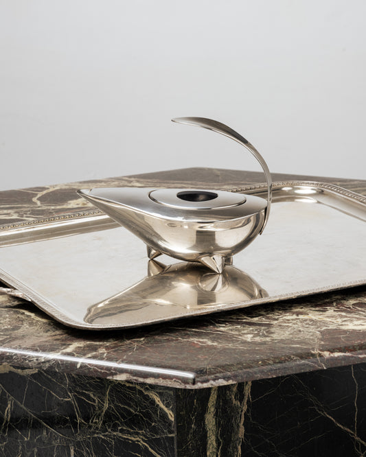 THEIERE "NAOKO" EN INOX, CARSTEN JORGENSEN, 1980s