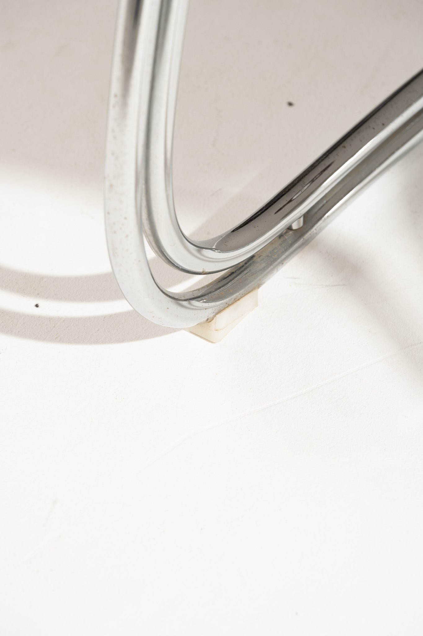 SET OF 6 STEEL AND LEATHER CHAIRS, SABRINA GASTONE RINALDI, 1970s