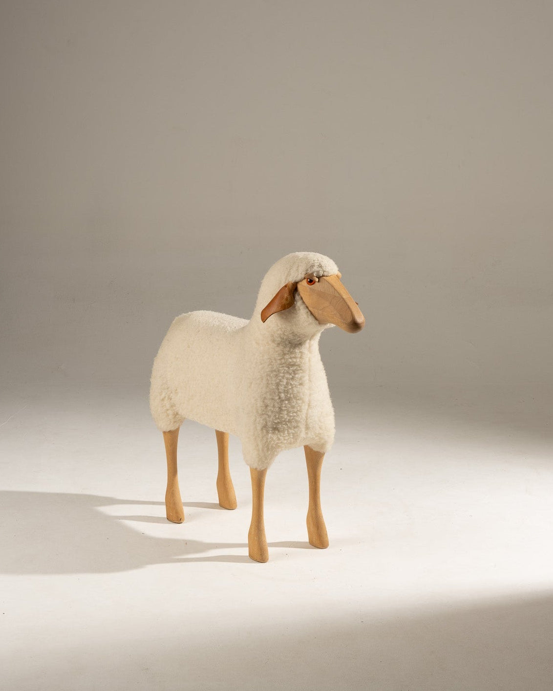 'SHEEP' SCULPTURE, HANNS-PETER KRAFFT, 1980s