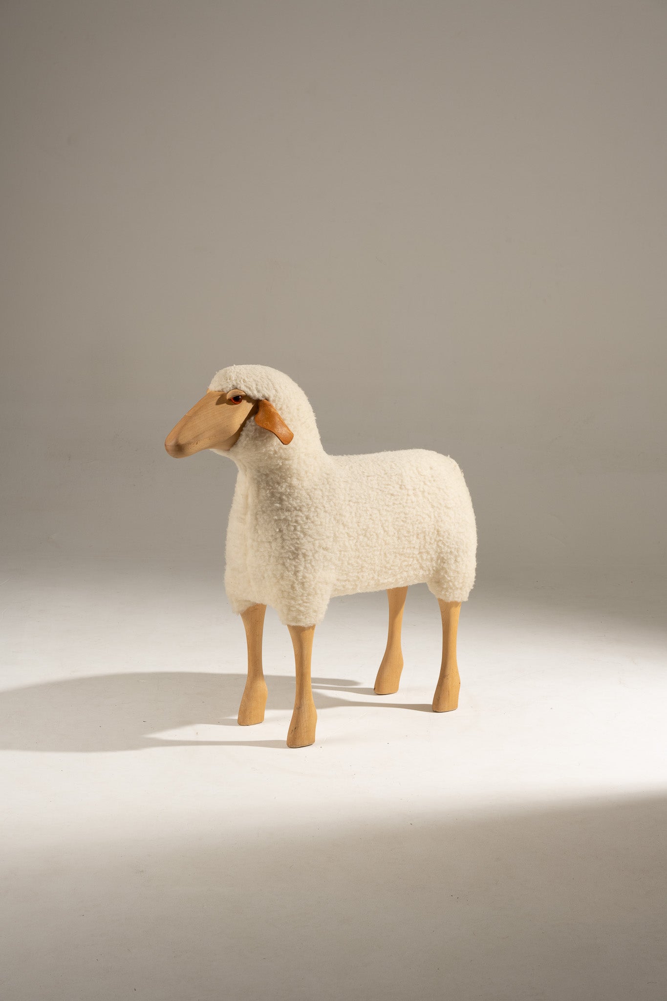 'SHEEP' SCULPTURE, HANNS-PETER KRAFFT, 1980s