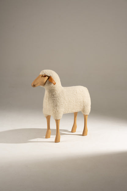 'SHEEP' SCULPTURE, HANNS-PETER KRAFFT, 1980s