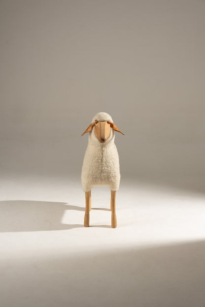 'SHEEP' SCULPTURE, HANNS-PETER KRAFFT, 1980s