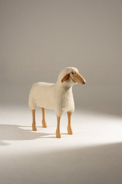 'SHEEP' SCULPTURE, HANNS-PETER KRAFFT, 1980s