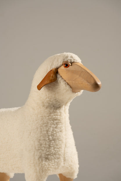 'SHEEP' SCULPTURE, HANNS-PETER KRAFFT, 1980s