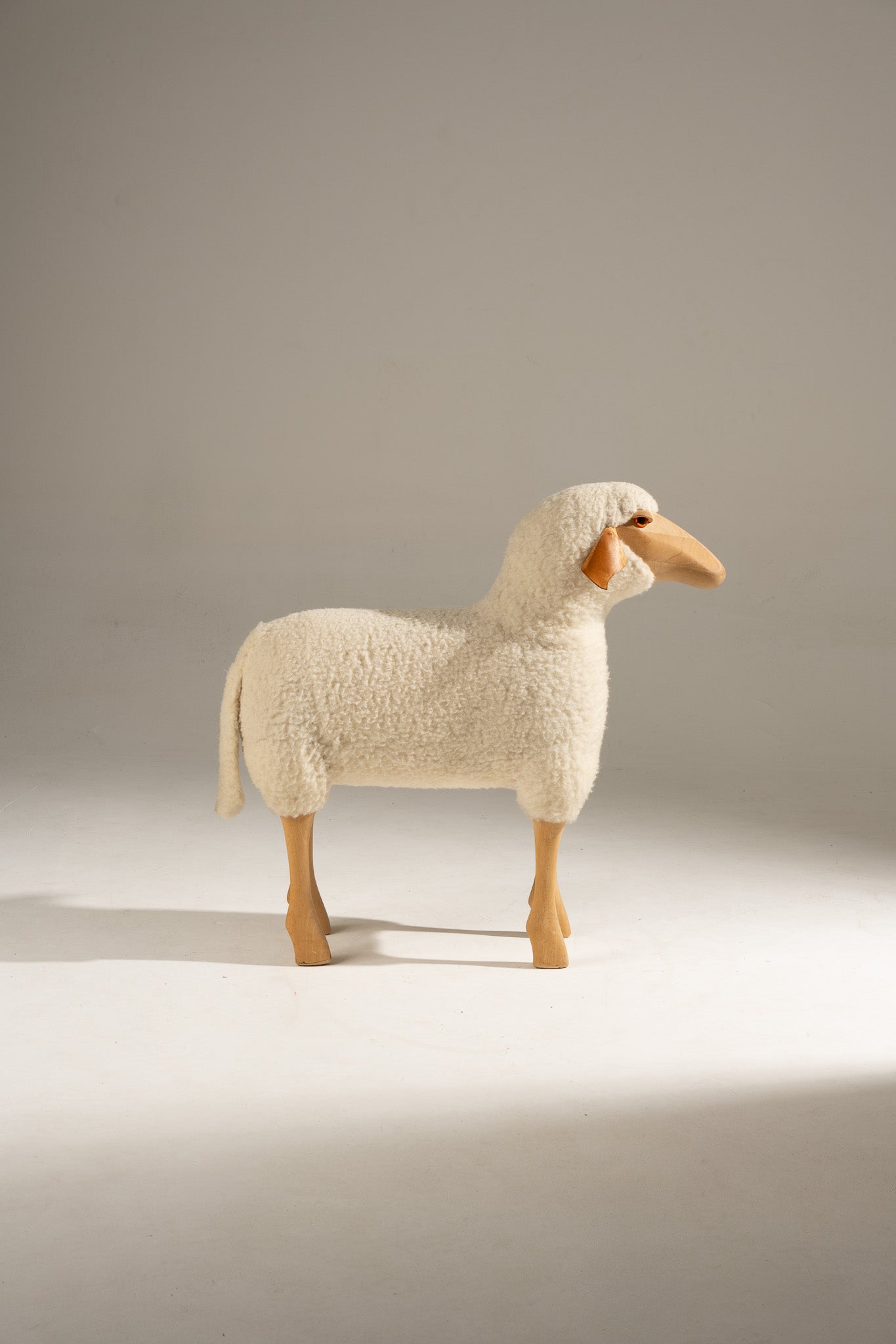 'SHEEP' SCULPTURE, HANNS-PETER KRAFFT, 1980s