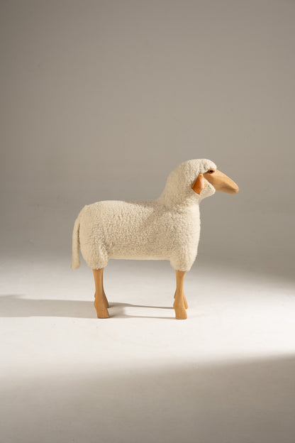 'SHEEP' SCULPTURE, HANNS-PETER KRAFFT, 1980s