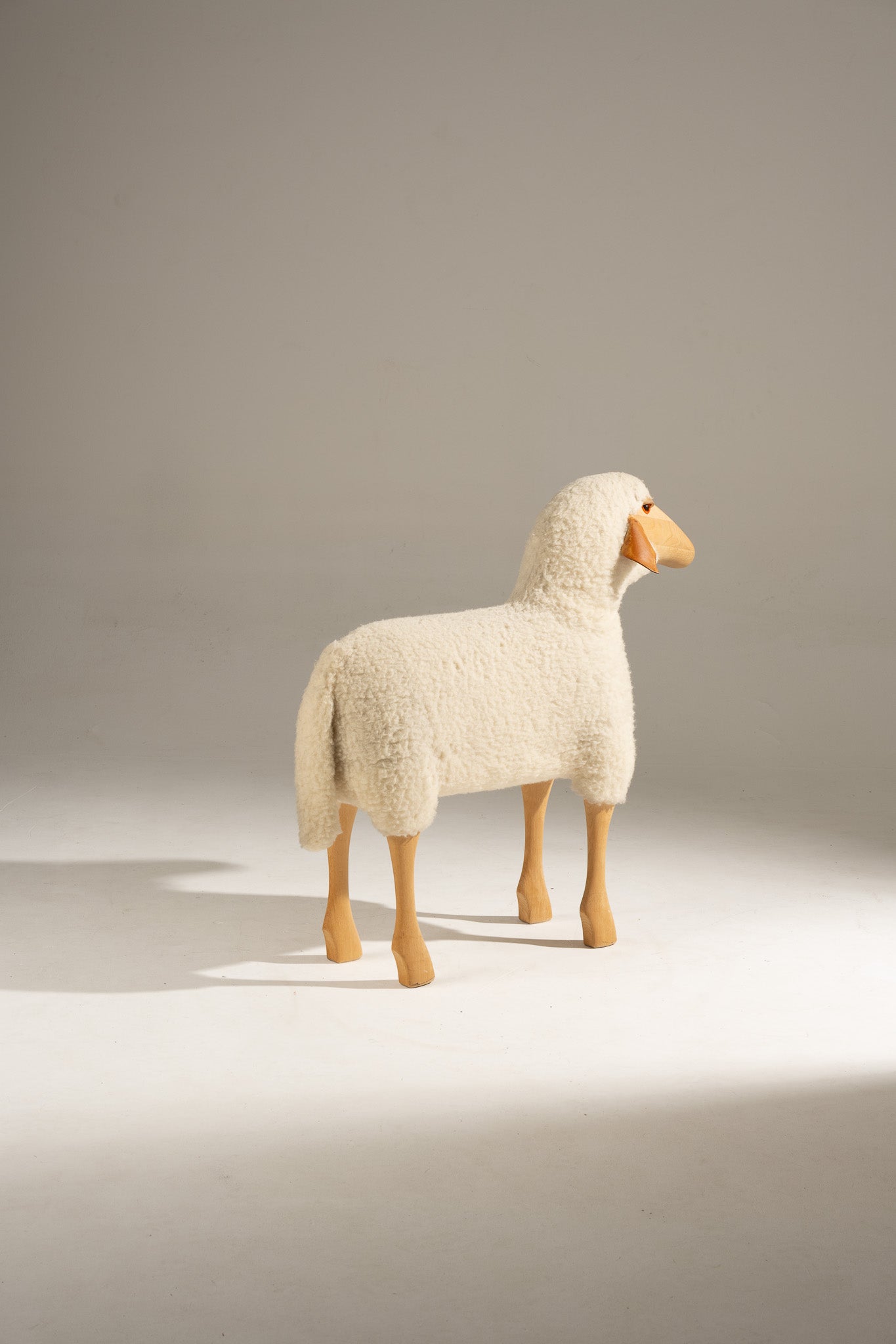 'SHEEP' SCULPTURE, HANNS-PETER KRAFFT, 1980s