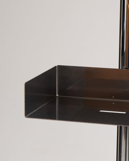 STAINLESS STEEL SHELF, CATTELAN ITALY, 1990s