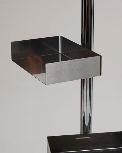 STAINLESS STEEL SHELF, CATTELAN ITALY, 1990s
