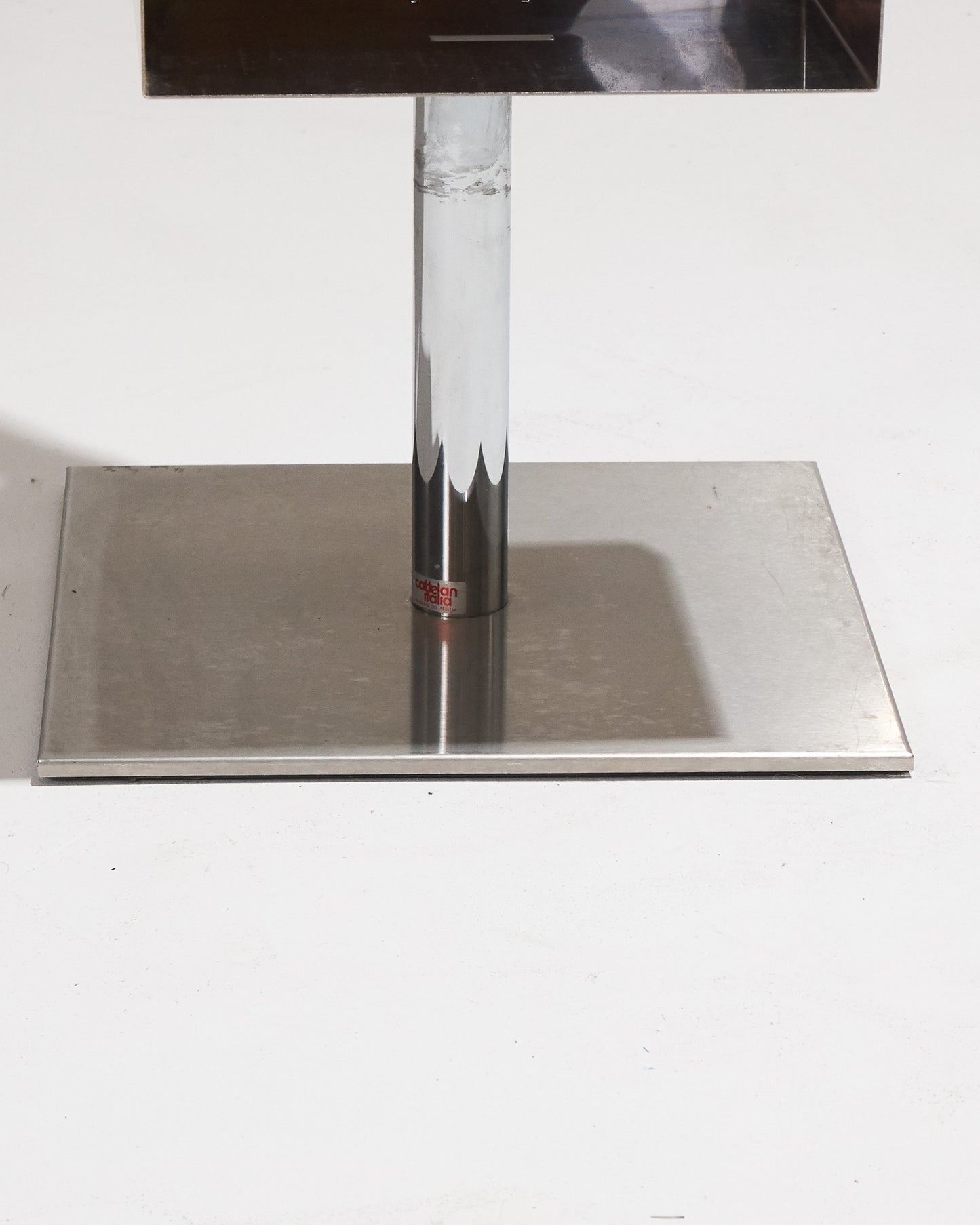 STAINLESS STEEL SHELF, CATTELAN ITALY, 1990s