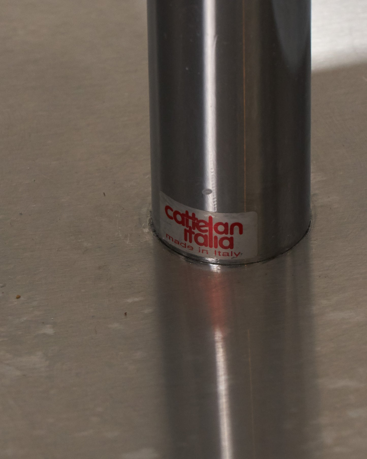 STAINLESS STEEL SHELF, CATTELAN ITALY, 1990s