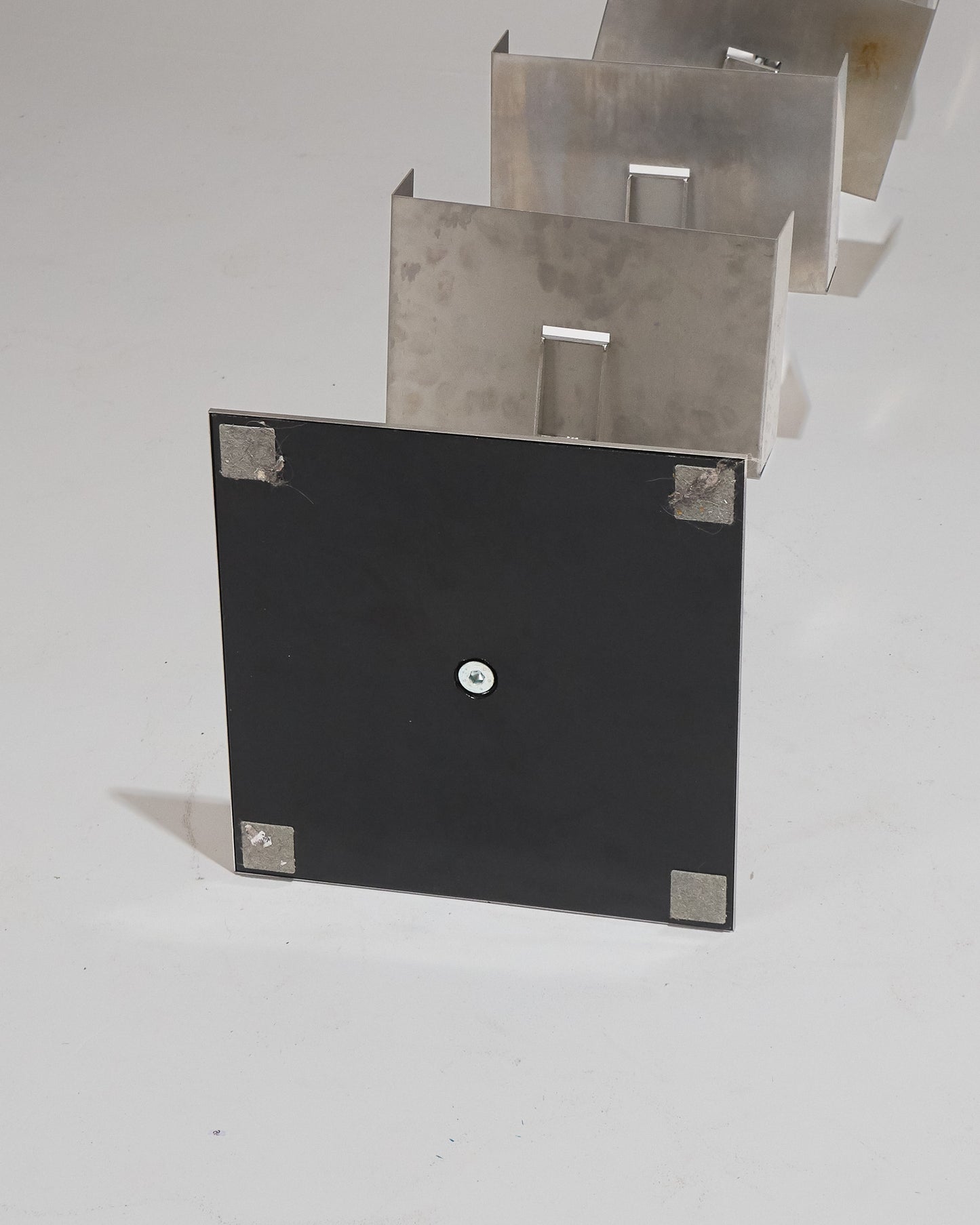 STAINLESS STEEL SHELF, CATTELAN ITALY, 1990s