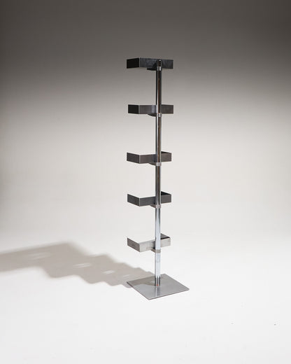 STAINLESS STEEL SHELF, CATTELAN ITALY, 1990s