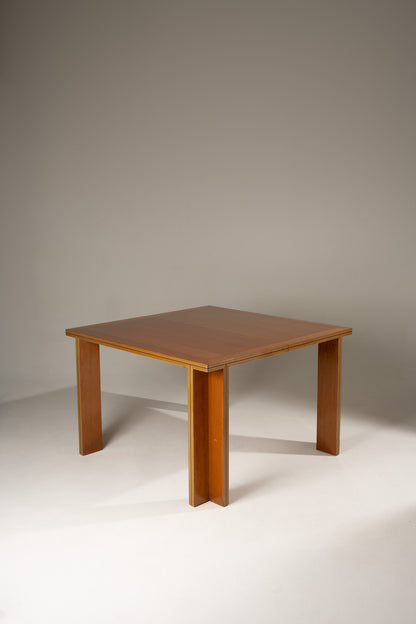 WOODEN DINING TABLE, 1970s