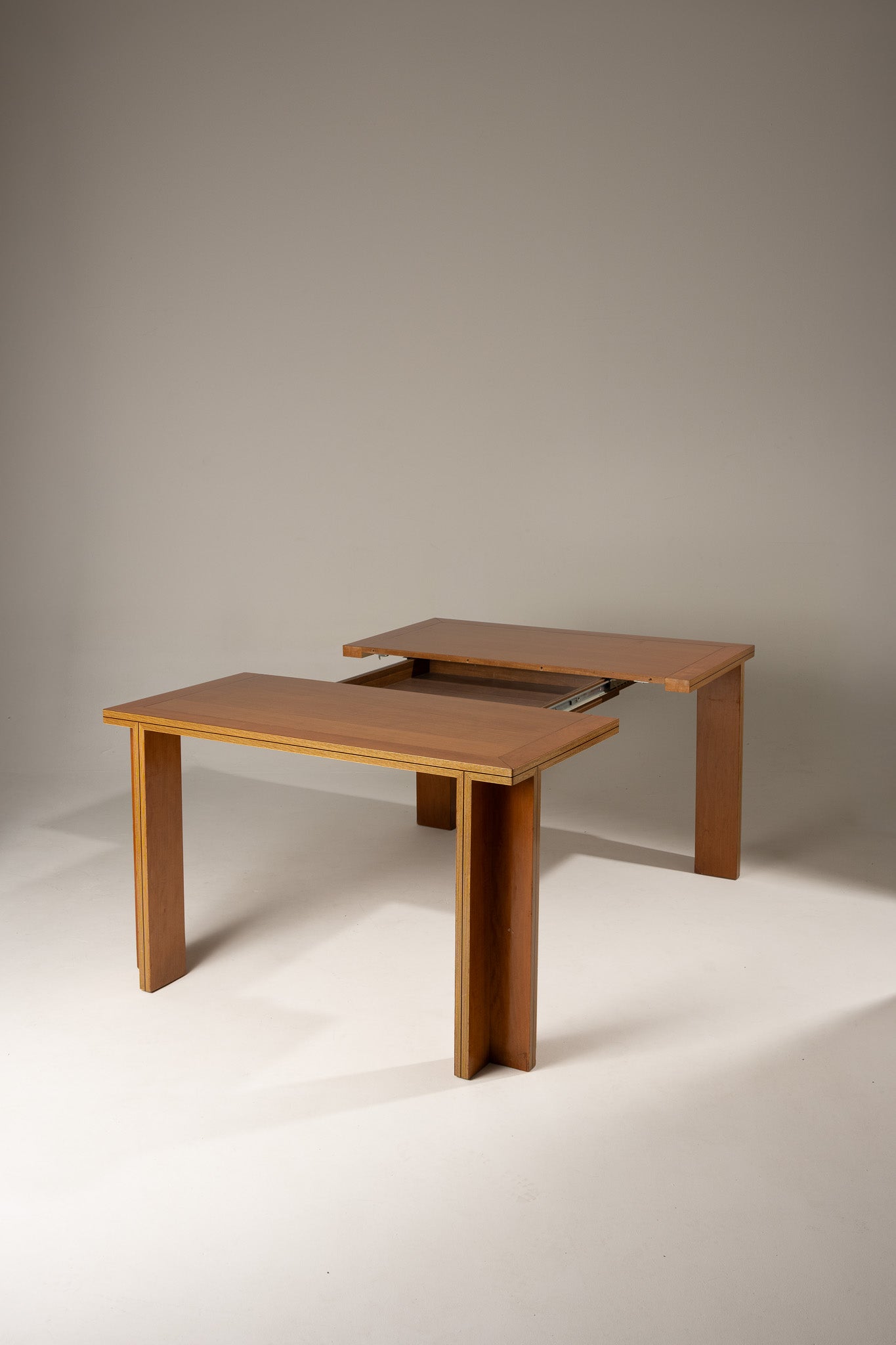 WOODEN DINING TABLE, 1970s