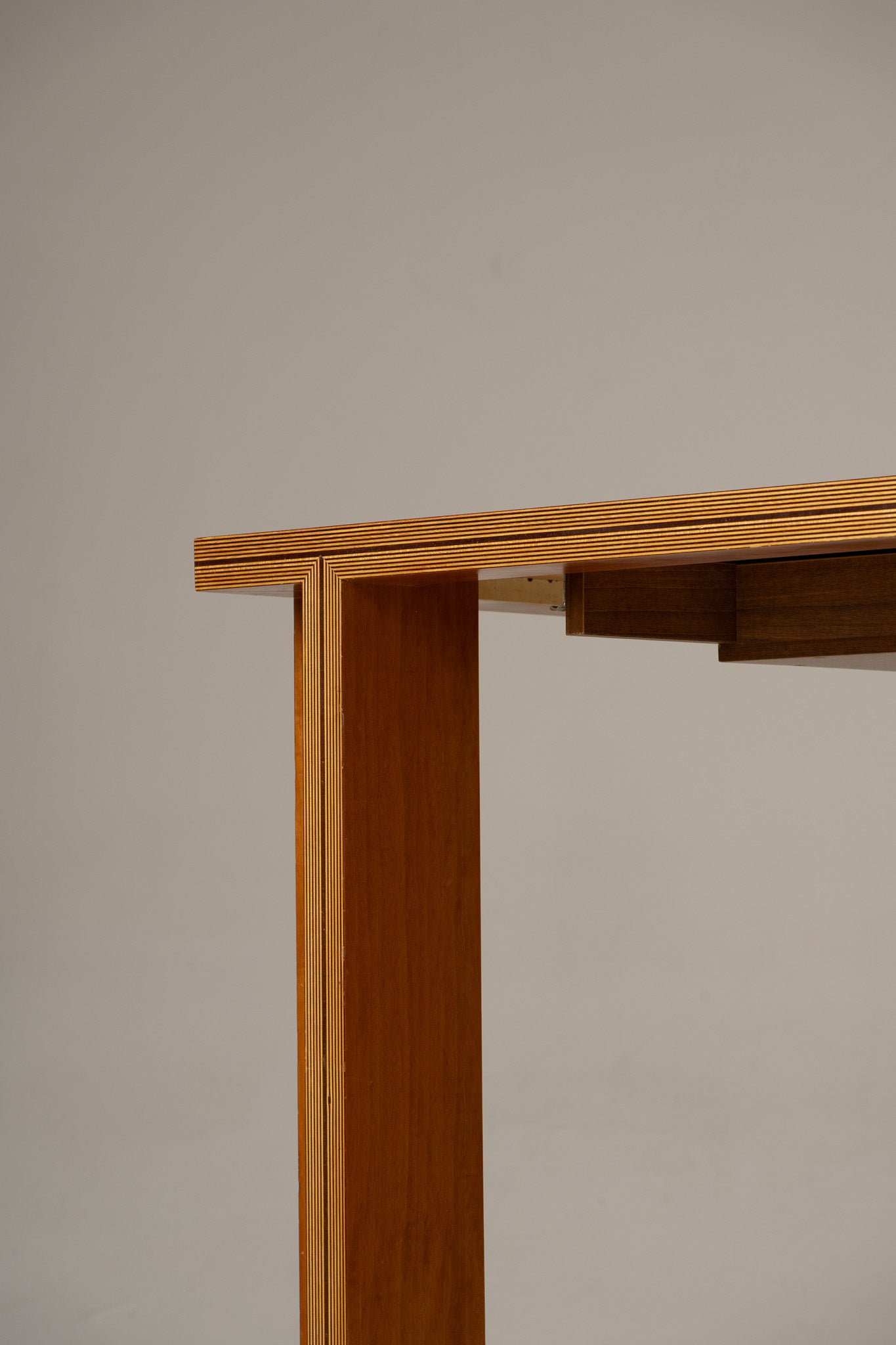 WOODEN DINING TABLE, 1970s