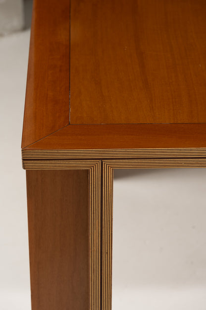 WOODEN DINING TABLE, 1970s