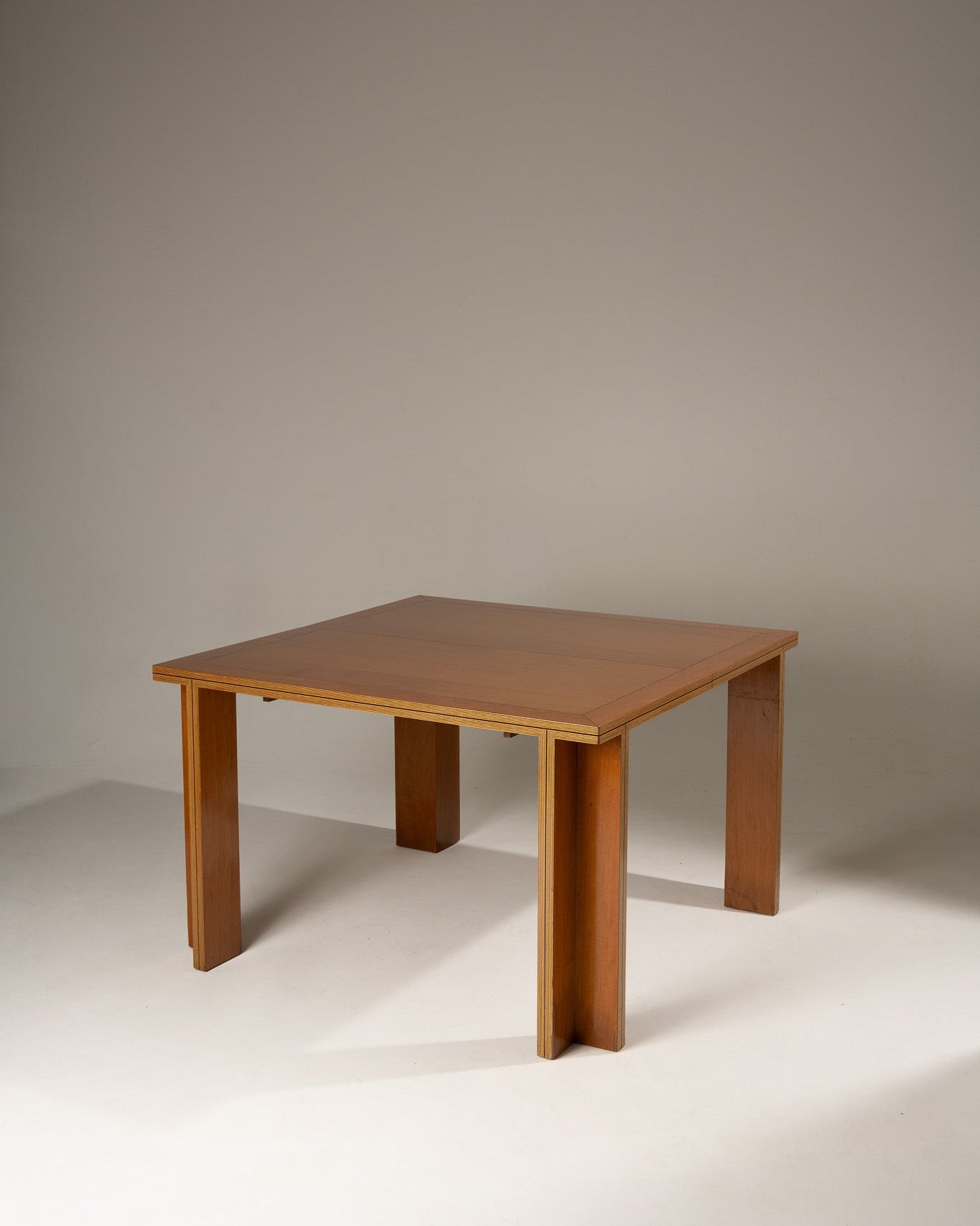 WOODEN DINING TABLE, 1970s