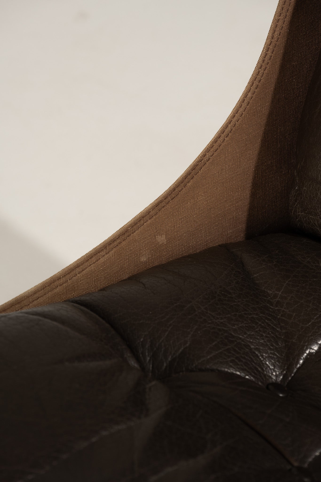 FALCON CHAIR AND OTTOMAN, S.RESSEL, 1970s