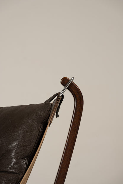 FALCON CHAIR AND OTTOMAN, S.RESSEL, 1970s