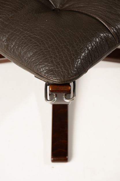 FALCON CHAIR AND OTTOMAN, S.RESSEL, 1970s