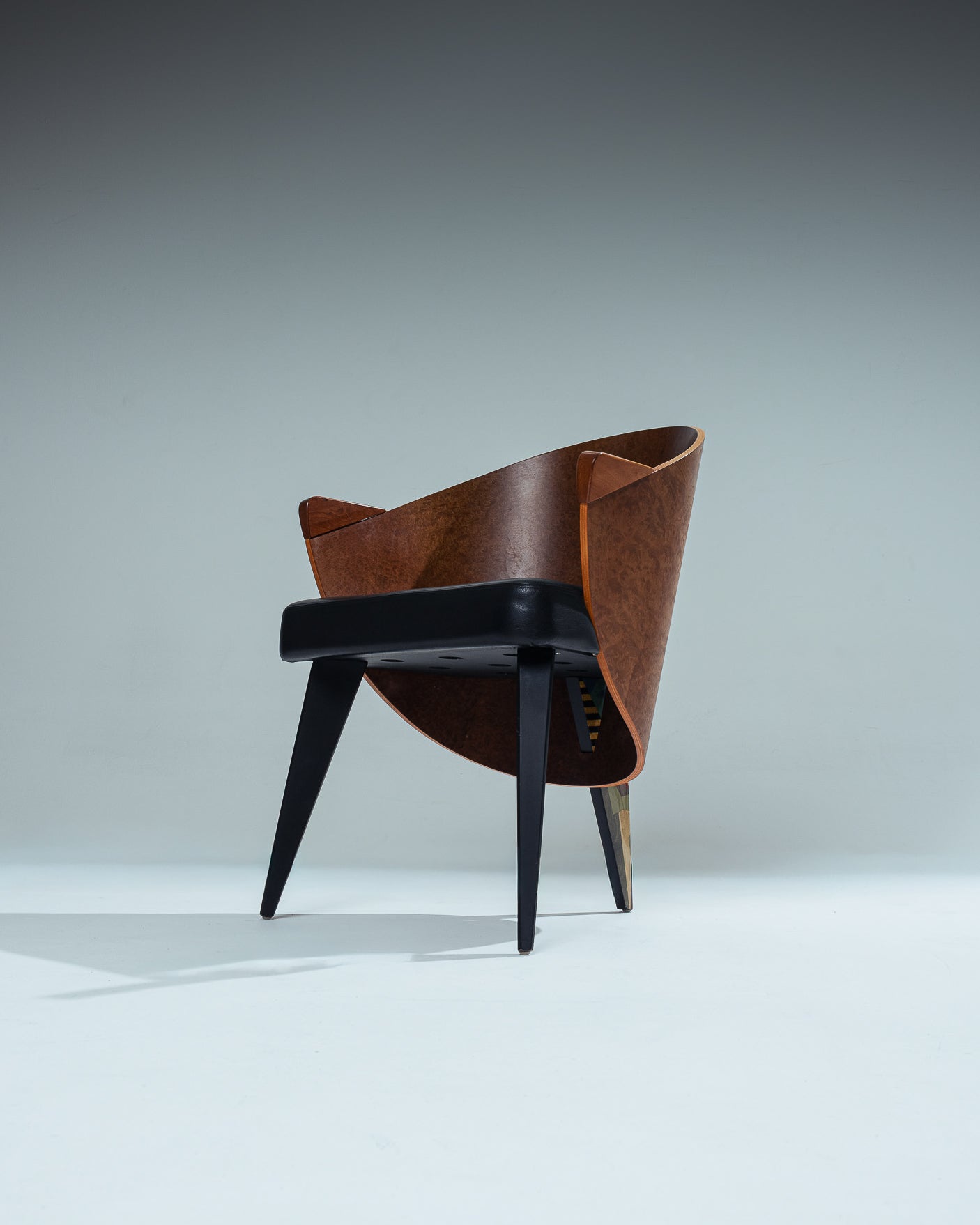 PAIR OF ARMCHAIRS, CARLO MALNATI, 1980s