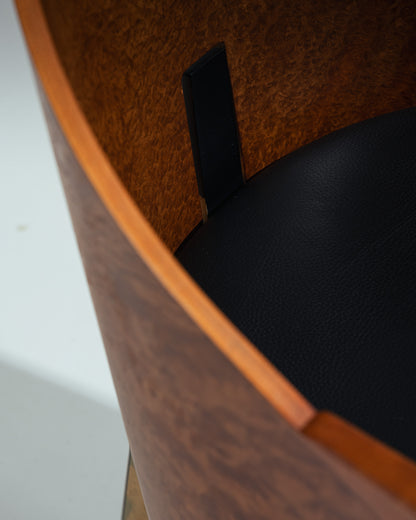 PAIR OF ARMCHAIRS, CARLO MALNATI, 1980s