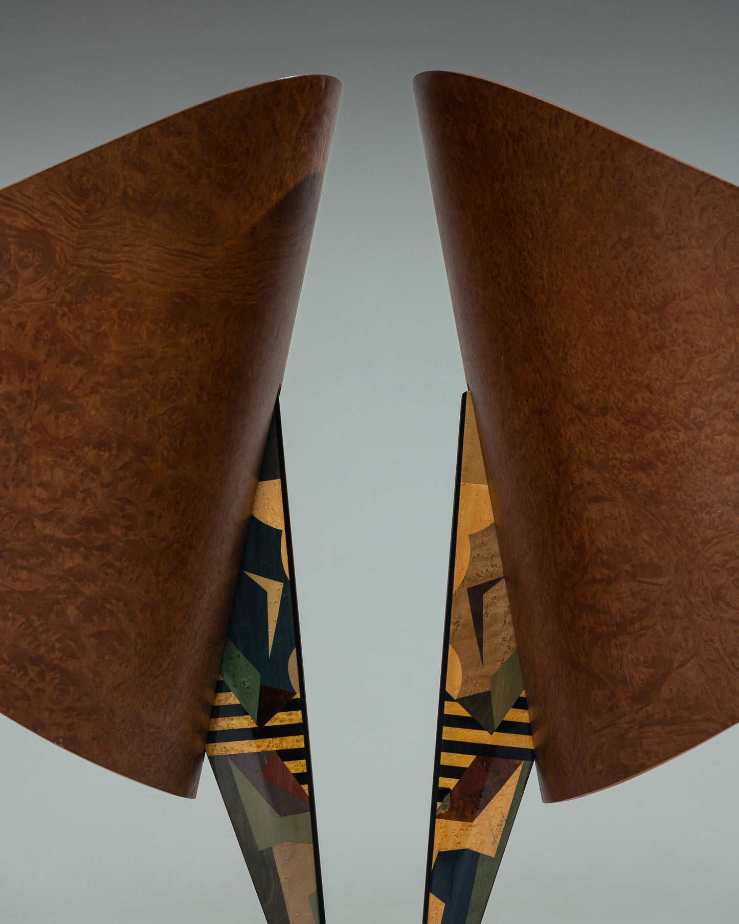 PAIR OF ARMCHAIRS, CARLO MALNATI, 1980s