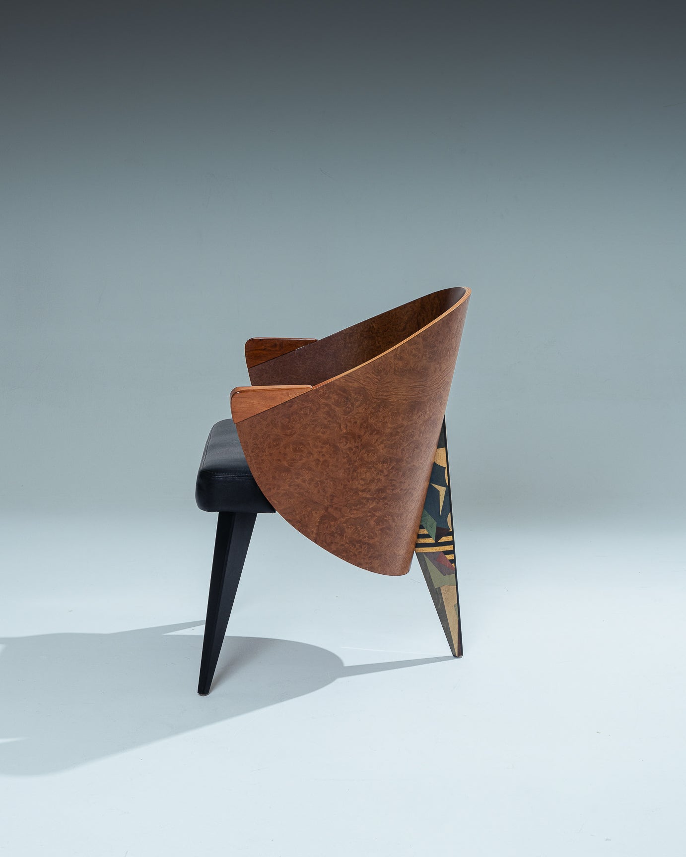 PAIR OF ARMCHAIRS, CARLO MALNATI, 1980s