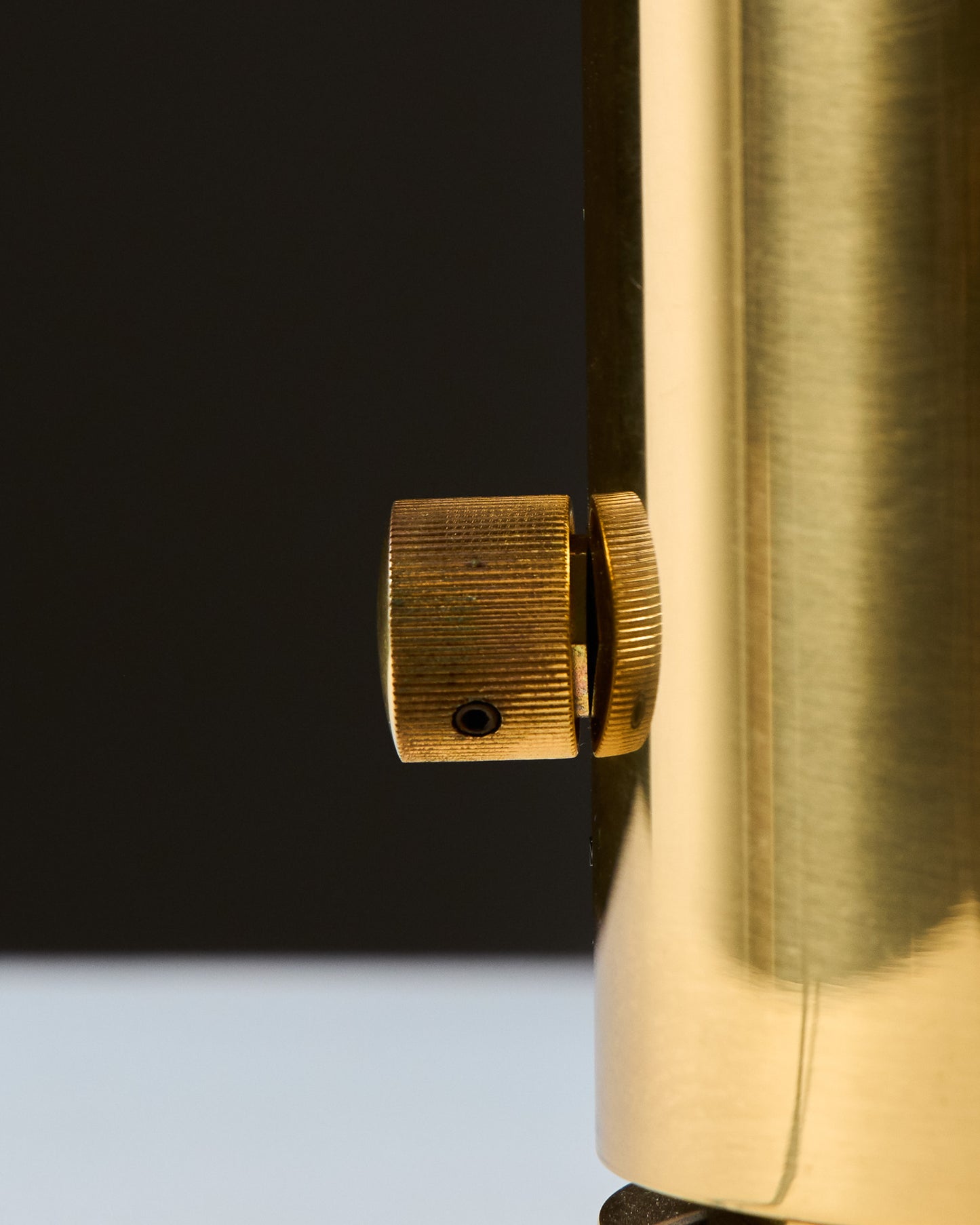 LAMPE EN LAITON, FLORIAN SCHULTZ, 1980s