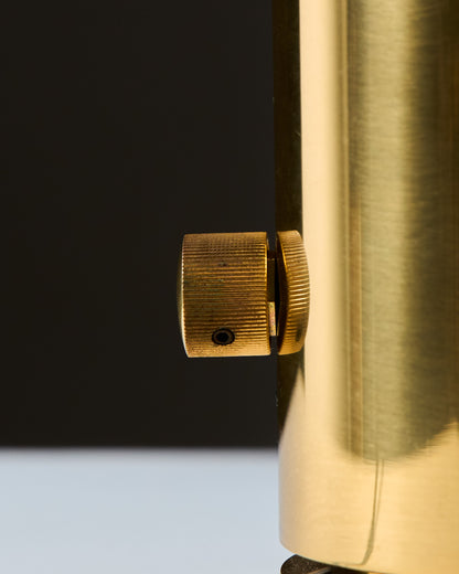 LAMPE EN LAITON, FLORIAN SCHULTZ, 1980s