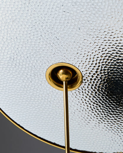 LAMPE EN LAITON, FLORIAN SCHULTZ, 1980s