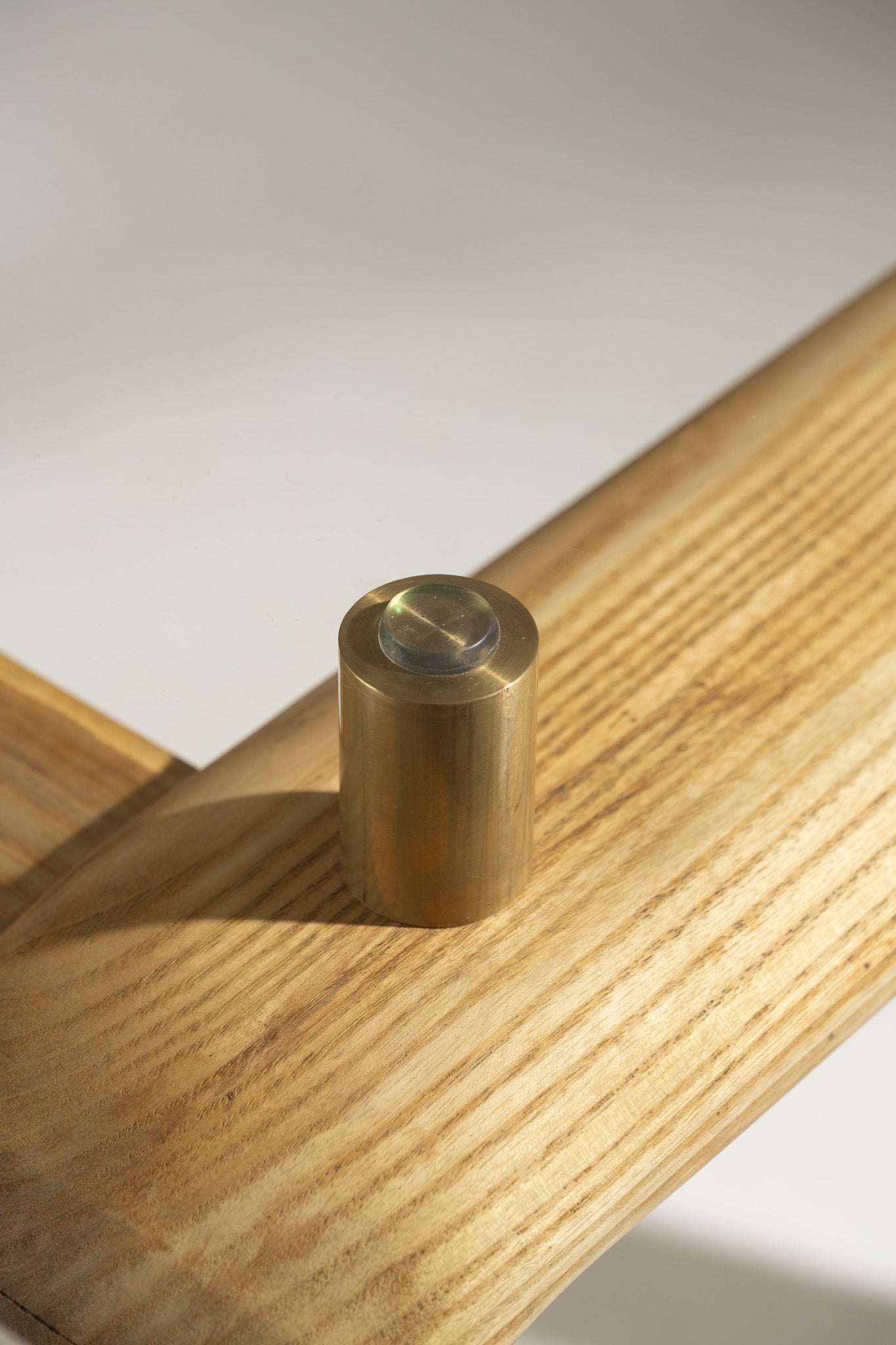 WOOD AND GLASS DESK, BURKHARD VOGTHERR FOR ROSENTHAL, 1980s