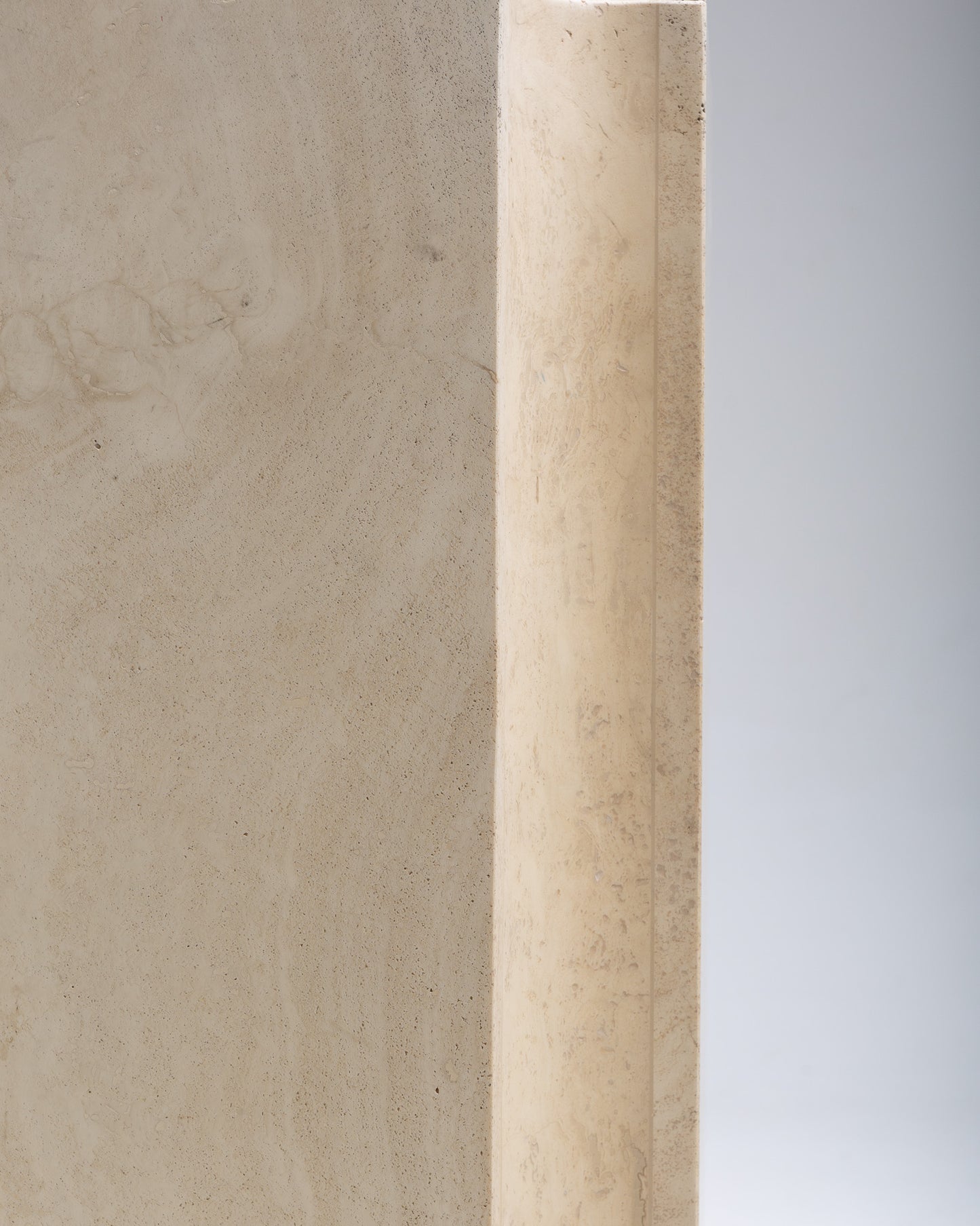 TRAVERTINE TABLE, 1980s