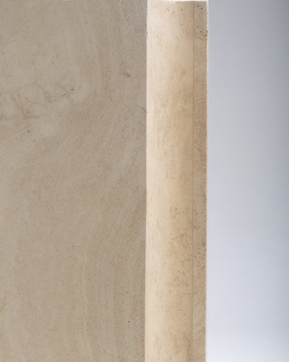 TRAVERTINE TABLE, 1980s