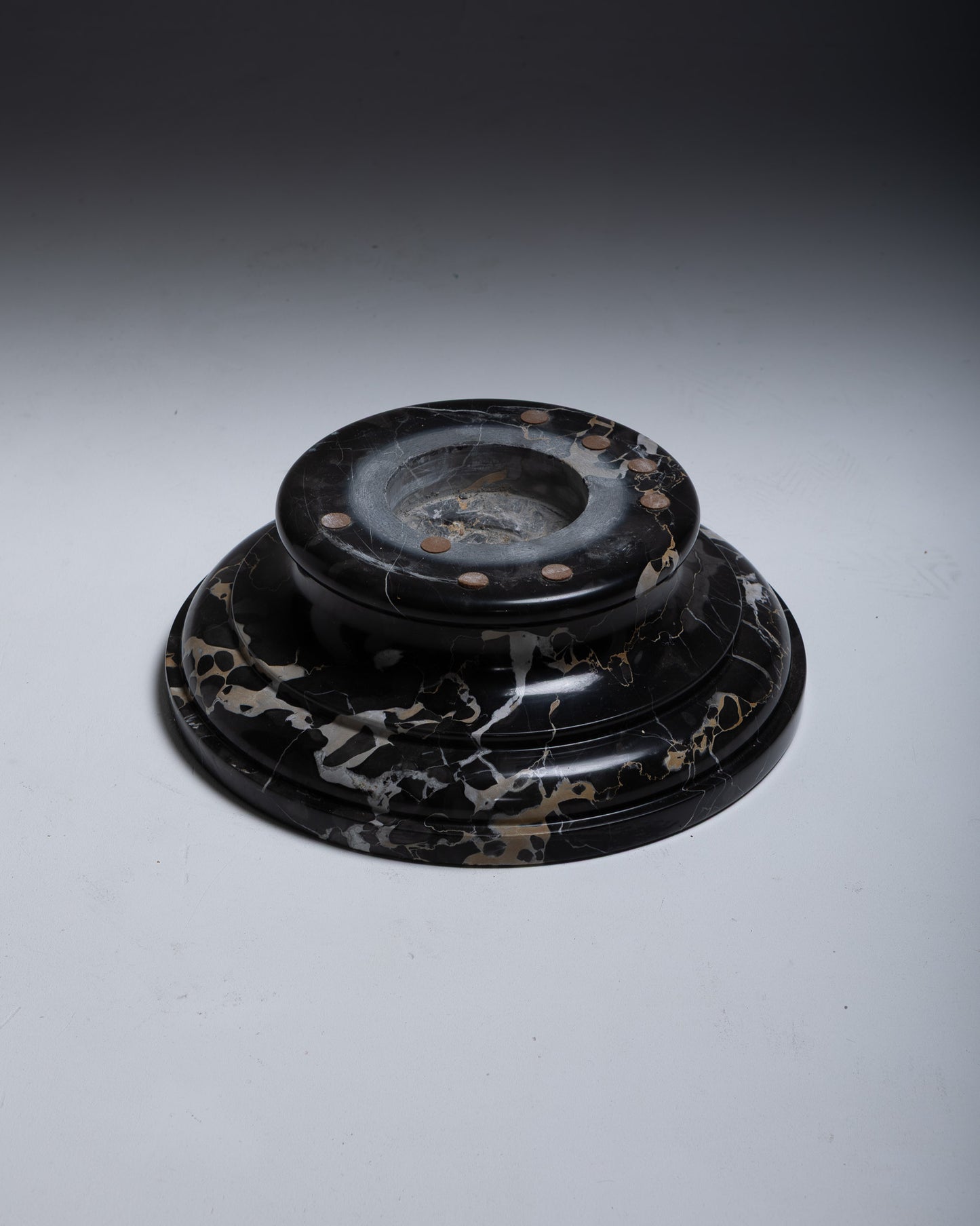 BLACK MARBLE TABLE, 1970s