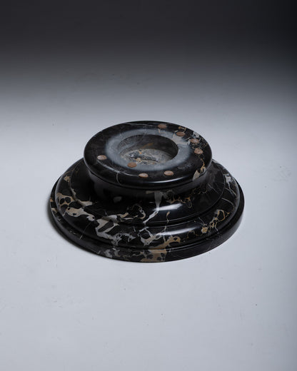 BLACK MARBLE TABLE, 1970s