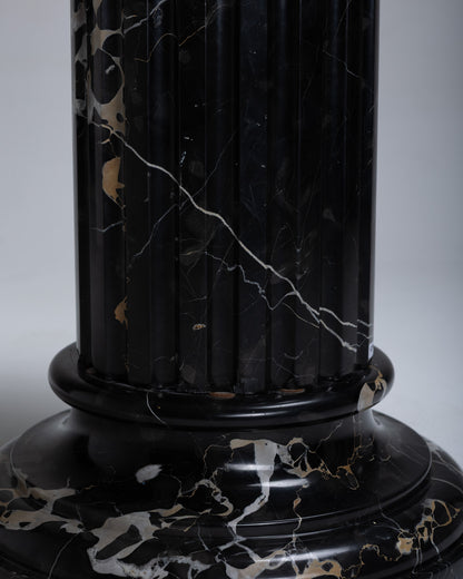 BLACK MARBLE TABLE, 1970s