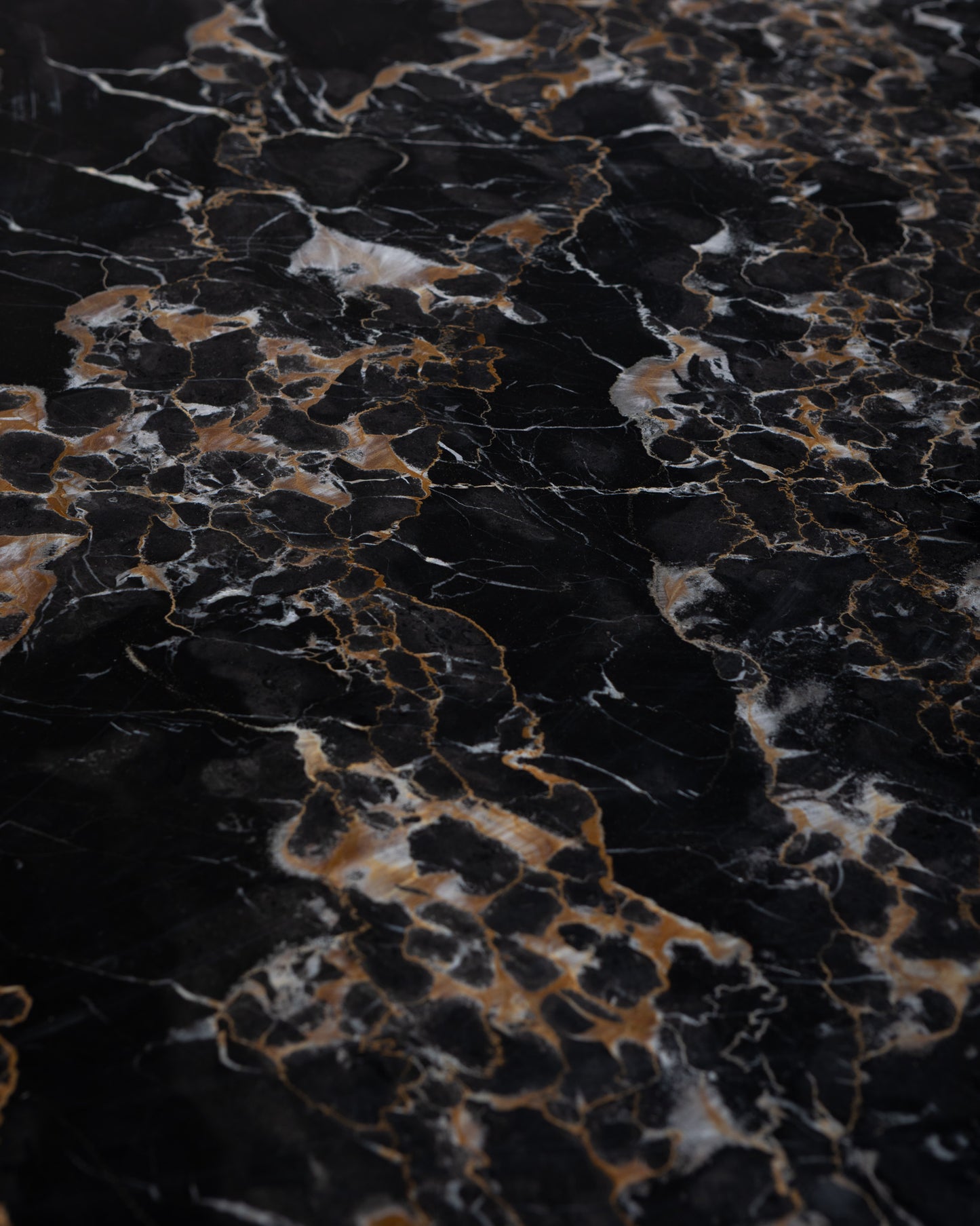 BLACK MARBLE TABLE, 1970s