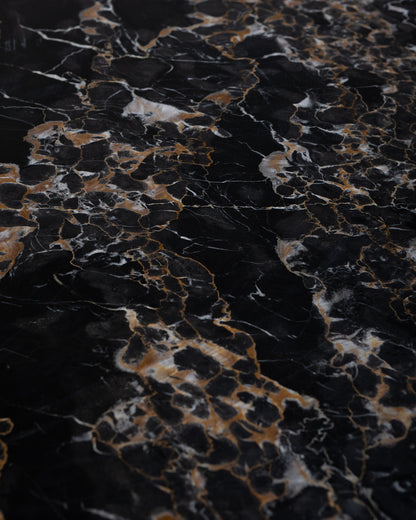 BLACK MARBLE TABLE, 1970s