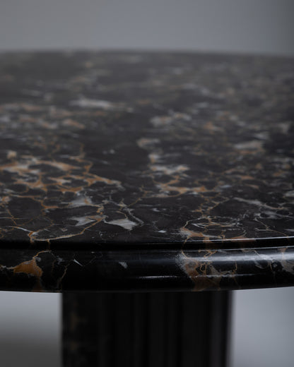 BLACK MARBLE TABLE, 1970s