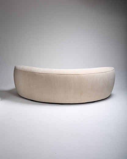 SOFA AND POUF, PIERRE AUGUSTIN ROSE
